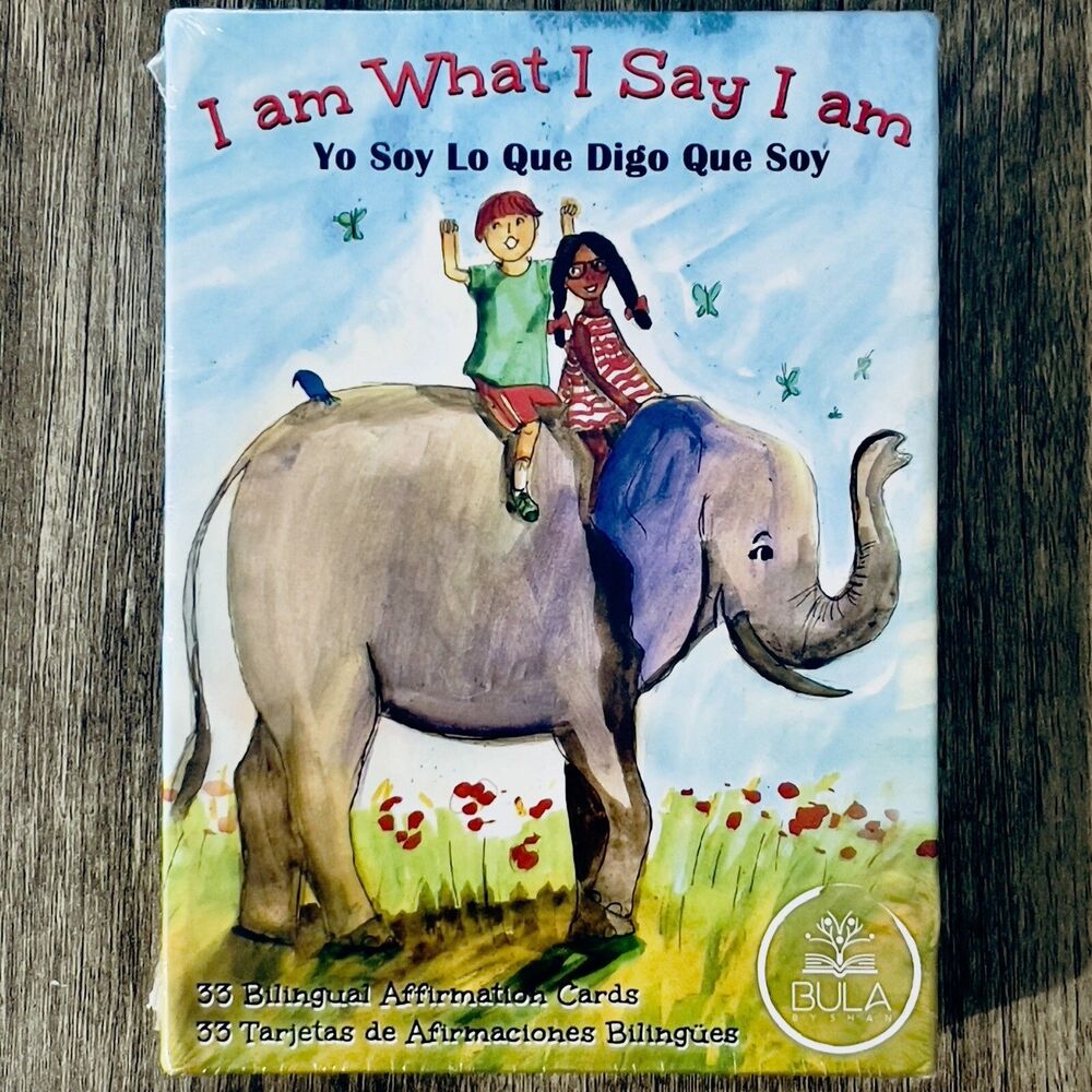 NEW Bula Bilingual AFFIRMATION CARDS I Am What I Say I Am Homeschool Spanish